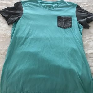 Blue Crown teal and grey t-shit